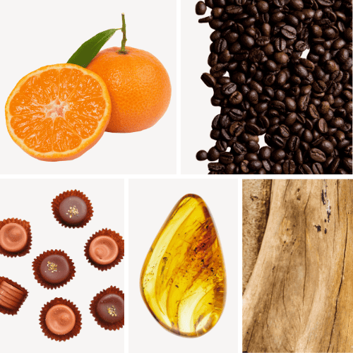 Preview: Duftnoten: Mandarine, Kaffee, Praline, Ambra, Sandelholz