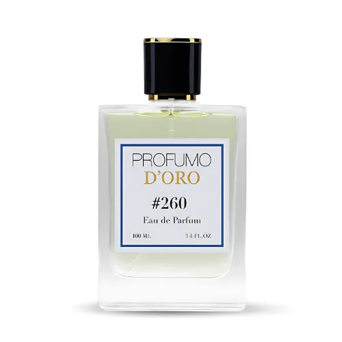 Profumo D’oro #260 – markanter Herrenflakon, Hauptansicht des kraftvollen Eau de Parfum Profumo D’oro #260 – markanter Herrenflakon, Hauptansicht des kraftvollen Eau de Parfum