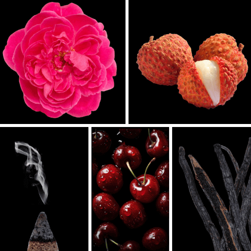 Preview: Duftnoten: Damaszener Rose, Lychee, Weihrauch, Kirsche, Vanille