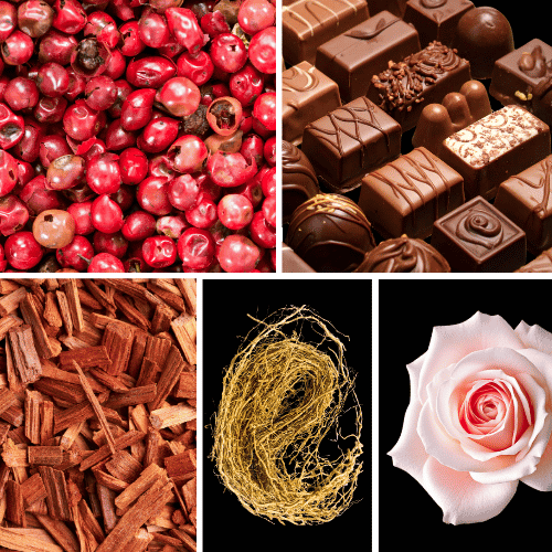 Preview: Duftnoten: rosa Pfeffer, Praline, Sandelholz, Vetiver, türkische Rose