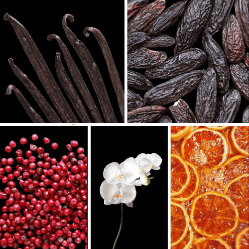 Preview: Duftnoten:Vanille, Tonkabohne, rosa Pfeffer, Orchidee, kandierte Früchte