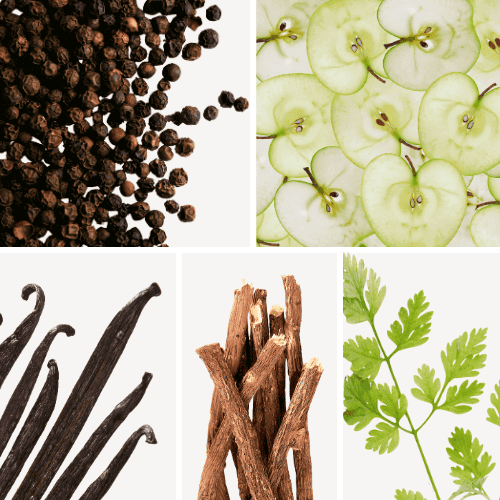 Preview: Duftnoten: Pfeffer, Apfel, Vanille, holzige- Noten, Koriander