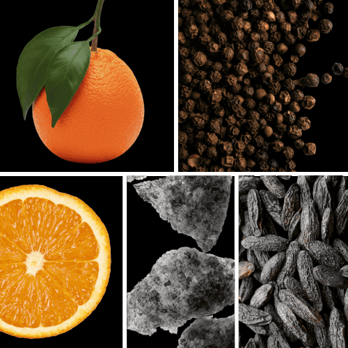 Preview: Duftnoten: Mandarine, Pfeffer, Orange, Moschus, Tonkabohne