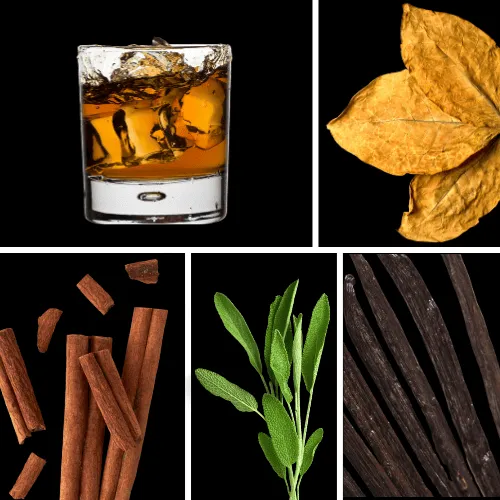 Duftnoten: Rum, Tabak, Zimt, Salbei, Vanille