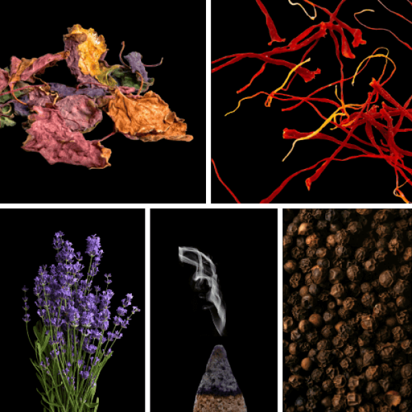 Duftnoten: Patchouli, Safran, Lavendel, Weihrauch, Pfeffer