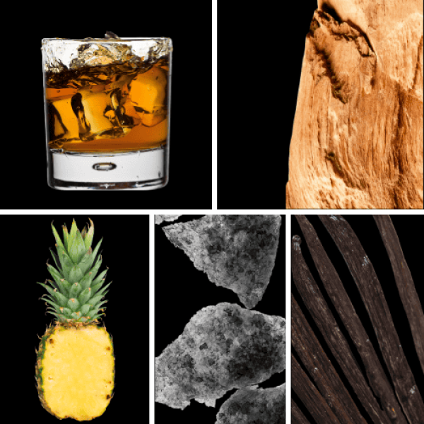 Duftnoten: Run, Zedernholz, Ananas, Moschus, Vanille