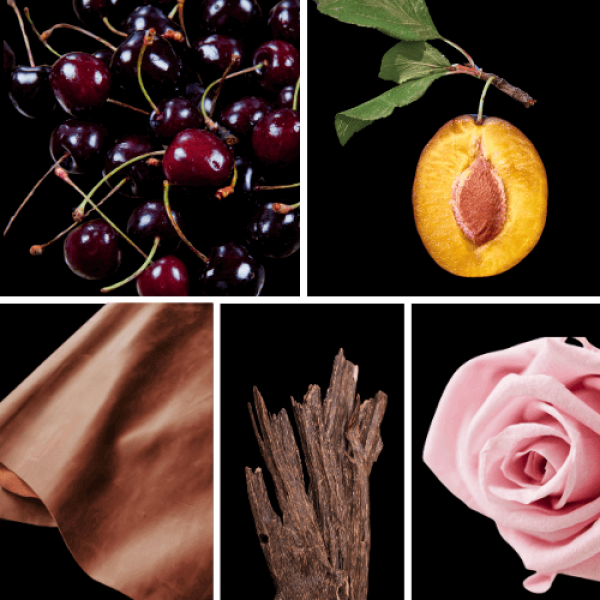 Duftnoten: Kirsche, Pflaume, Leder, Oud, Rose